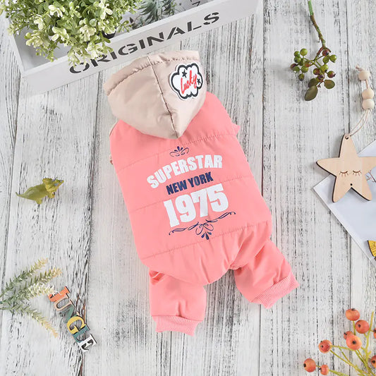 Thickened Cotton Padded Coat for Dogs