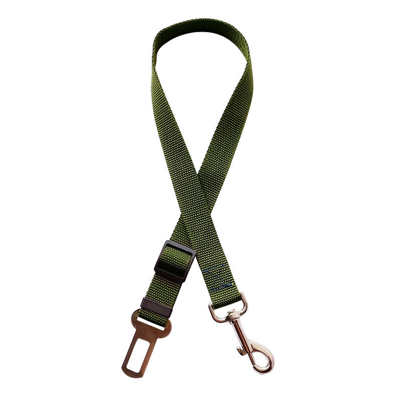 Adjustable Pet Car Seat Belt and Harness for Dogs and Cats - Safety Clip and Traction Lead Accessories