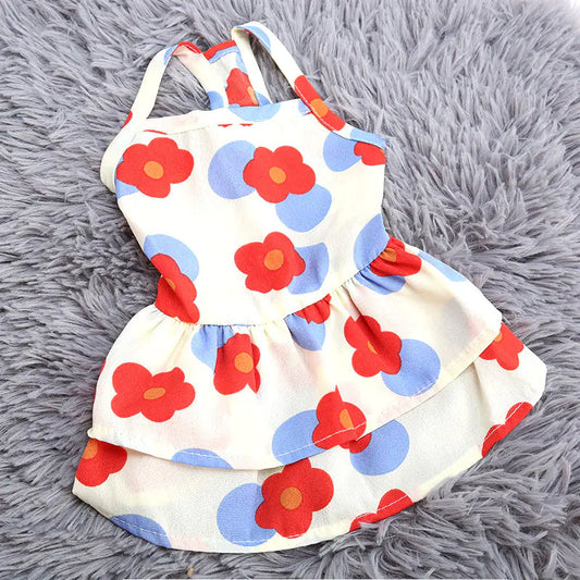 Summer Breathable Dog & Cat Skirt for Small Pets