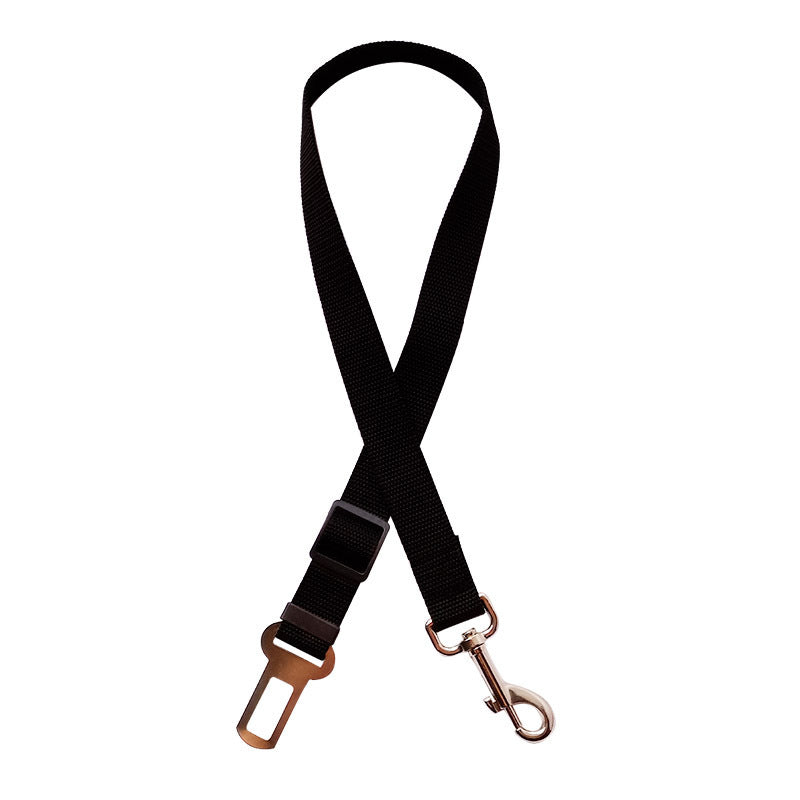 Adjustable Pet Car Seat Belt and Harness for Dogs and Cats - Safety Clip and Traction Lead Accessories