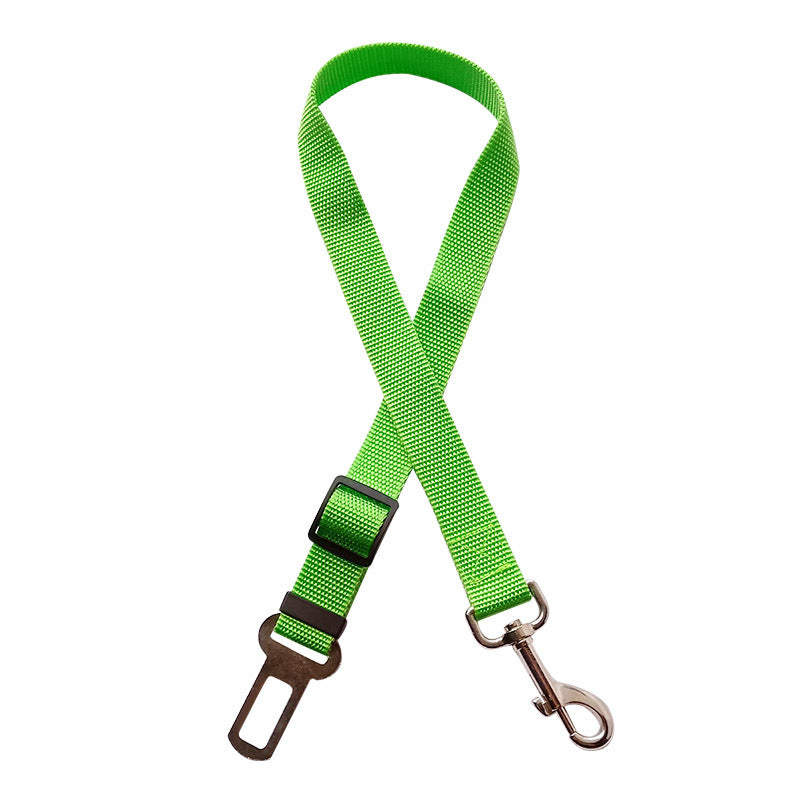 Adjustable Pet Car Seat Belt and Harness for Dogs and Cats - Safety Clip and Traction Lead Accessories