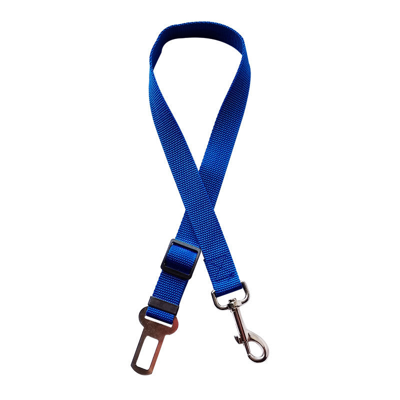 Adjustable Pet Car Seat Belt and Harness for Dogs and Cats - Safety Clip and Traction Lead Accessories
